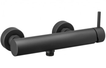 Vema Maira Black Wall Mounted Single Outlet Shower Mixer