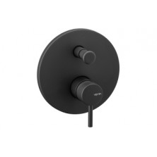 Vema Maira Black Concealed Two Outlet Shower Mixer w/Diverter