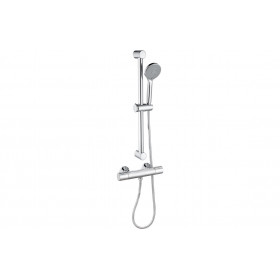 Terra Cool-Touch Thermostatic Bar Mixer Shower - Chrome