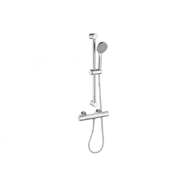 Terra Cool-Touch Thermostatic Bar Mixer Shower - Chrome
