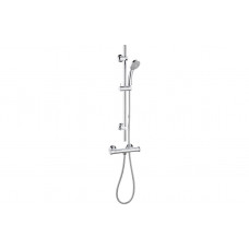 Pluto Thermostatic Bar Mixer Shower - Chrome