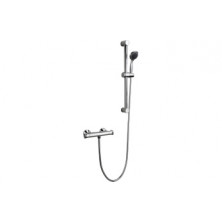 Elara Low Pressure Thermostatic Bar Mixer Shower - Chrome