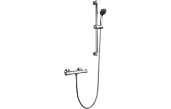 Elara Low Pressure Thermostatic Bar Mixer Shower - Chrome