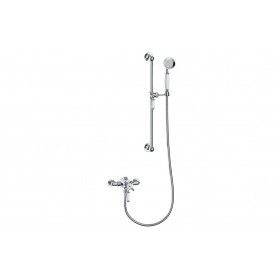 Berwick Concentric Single Outlet Shower Valve & Riser Kit Pack 1 - Chrome
