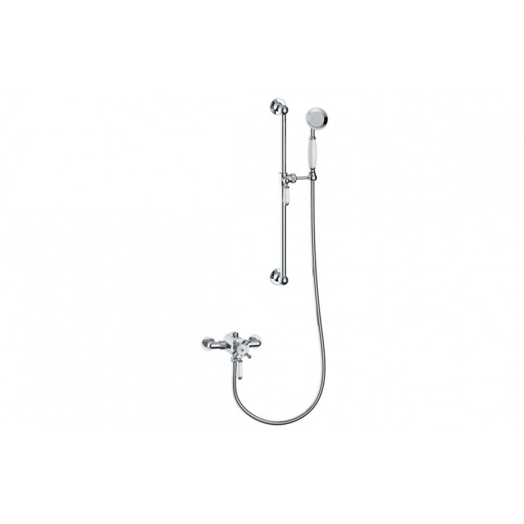 Berwick Concentric Single Outlet Shower Valve & Riser Kit Pack 1 - Chrome