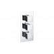 Cosmic Thermostatic Three Outlet Triple Shower Valve - Chrome Cosmic Thermostatic Three Outlet Triple Shower Valve - Chrome