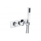 Lyra Thermostatic Two Outlet Shower Valve w/Handset - Chrome Lyra Thermostatic Two Outlet Shower Valve w/Handset - Chrome