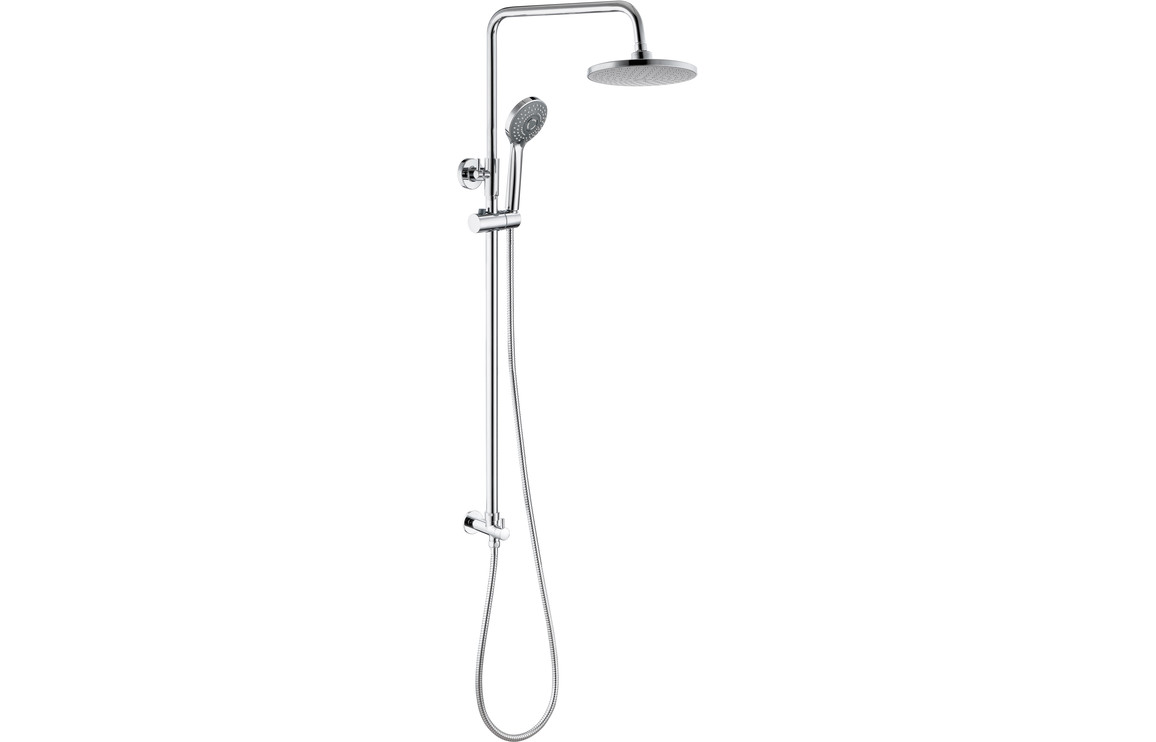 Aurora Round Shower Kit w/Overhead & Handset
