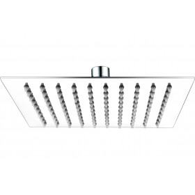 Cosmic 200mm Square Ultraslim Showerhead - Chrome