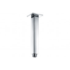 Cosmic 180mm Square Ceiling Arm - Chrome