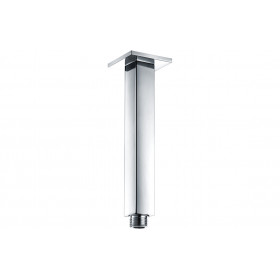 Cosmic 180mm Square Ceiling Arm - Chrome