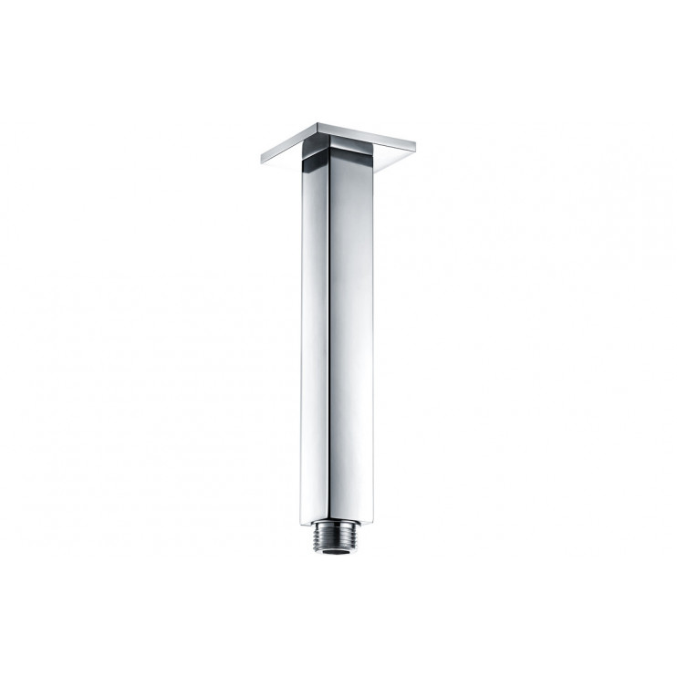 Cosmic 180mm Square Ceiling Arm - Chrome