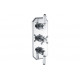 Berwick Traditional Lever Thermostatic Two Outlet Shower Valve - Chrome Berwick Traditional Lever Thermostatic Two Outlet Shower Valve - Chrome