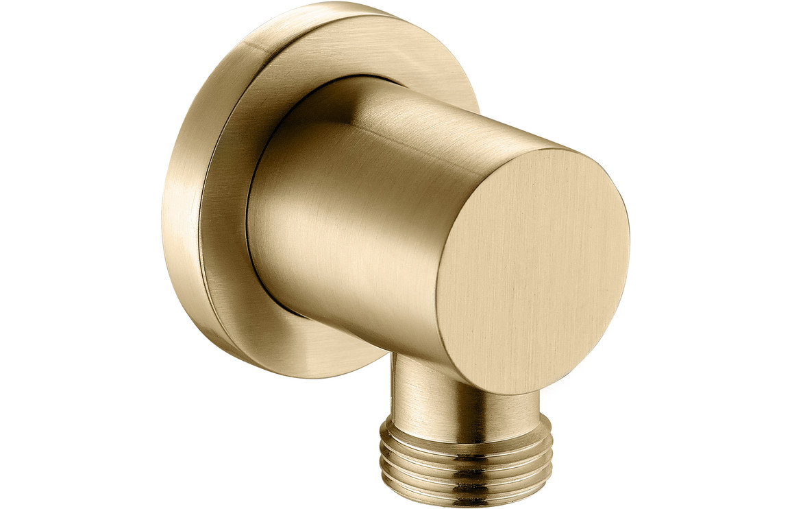 Wall Outlet Elbow - Brushed Brass Wall Outlet Elbow - Brushed Brass