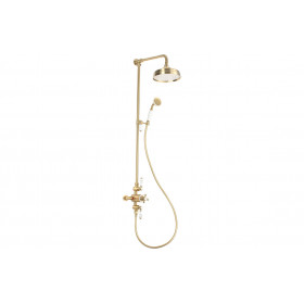 Berwick Thermostatic Shower Kit - Brushed Brass