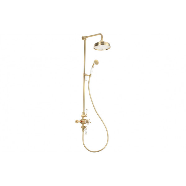 Berwick Thermostatic Shower Kit - Brushed Brass Berwick Thermostatic Shower Kit - Brushed Brass