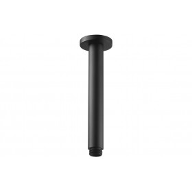 Aurora 180mm Round Ceiling Arm - Matt Black