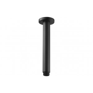 Aurora 180mm Round Ceiling Arm - Matt Black