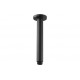 Aurora 180mm Round Ceiling Arm - Matt Black Aurora 180mm Round Ceiling Arm - Matt Black