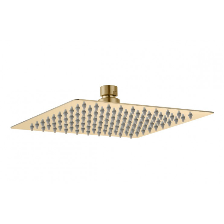 Cosmic 200mm Square Ultraslim Showerhead - Brushed Brass Cosmic 200mm Square Ultraslim Showerhead - Brushed Brass