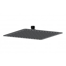 Cosmic 250mm Square Ultraslim Showerhead - Matt Black