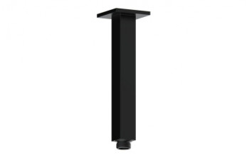 Cosmic 180mm Square Ceiling Arm - Matt Black