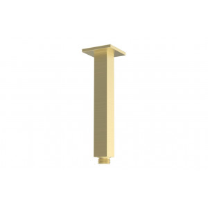 Cosmic 180mm Square Ceiling Arm - Brushed Brass Cosmic 180mm Square Ceiling Arm - Brushed Brass