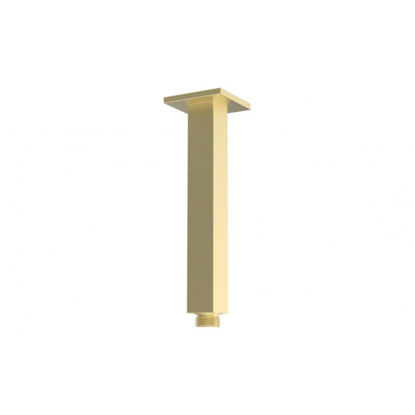 Cosmic 180mm Square Ceiling Arm - Brushed Brass