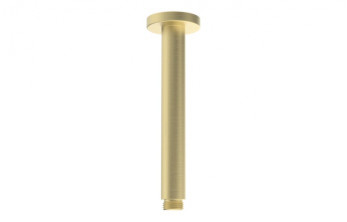 Aurora 180mm Round Ceiling Arm - Brushed Brass