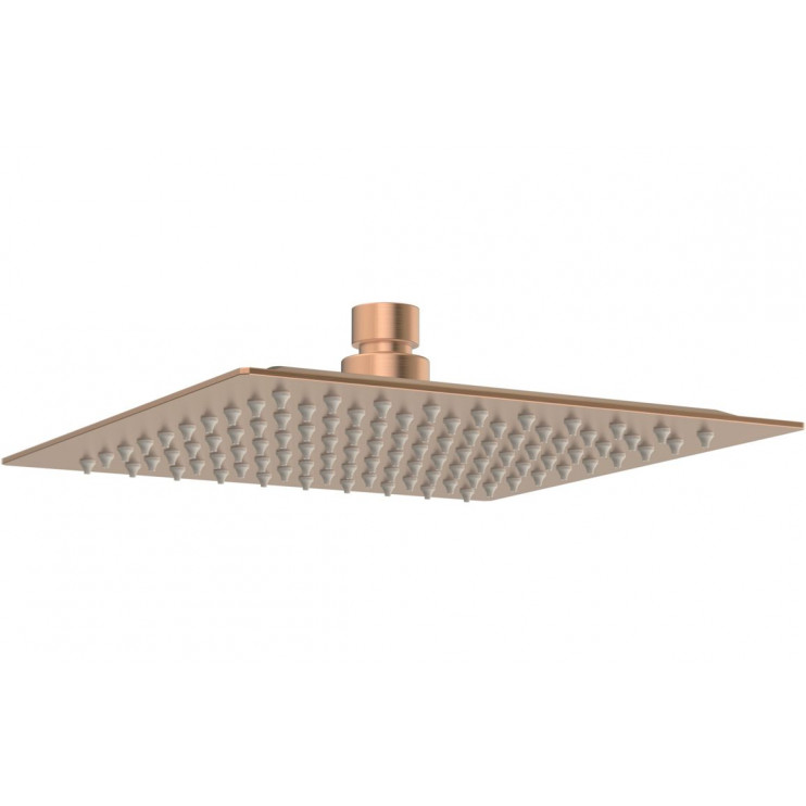 Cosmic 200mm Square Ultraslim Showerhead - Brushed Bronze Cosmic 200mm Square Ultraslim Showerhead - Brushed Bronze