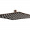 Cosmic 250mm Square Ultraslim Showerhead - Brushed Bronze