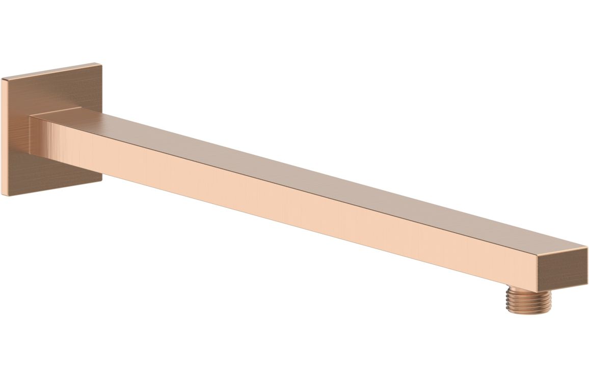 Cosmic 350mm Square Shower Arm - Brushed Bronze