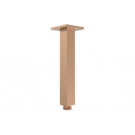 Cosmic 180mm Square Ceiling Arm - Brushed Bronze