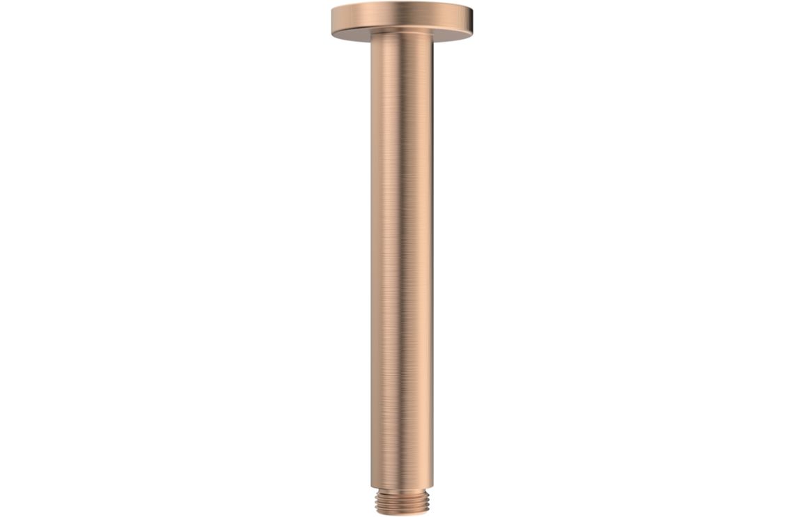 Aurora 180mm Round Ceiling Arm - Brushed Bronze