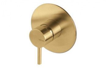 Vema Tiber Single Outlet Shower Mixer - Brushed Brass Vema Tiber Single Outlet Shower Mixer - Brushed Brass