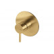 Vema Tiber Single Outlet Shower Mixer - Brushed Brass Vema Tiber Single Outlet Shower Mixer - Brushed Brass