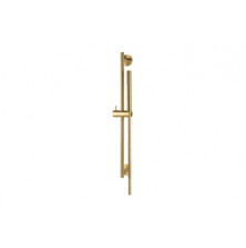 Vema Tiber Riser Handset & Hose Set - Brushed Brass Vema Tiber Riser Handset & Hose Set - Brushed Brass