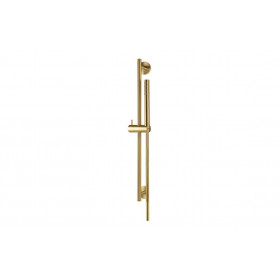 Vema Tiber Riser Handset & Hose Set - Brushed Brass Vema Tiber Riser Handset & Hose Set - Brushed Brass