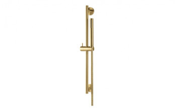 Vema Tiber Riser Handset & Hose Set - Brushed Brass Vema Tiber Riser Handset & Hose Set - Brushed Brass