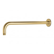 Vema Tiber 400mm Shower Arm - Brushed Brass