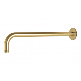 Vema Tiber 400mm Shower Arm - Brushed Brass