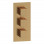 Cosmic Thermostatic Two Outlet Triple Shower Valve - Brushed Bronze