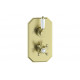 Berwick Traditional Lever Thermostatic Single Outlet Shower Valve - Brushed Brass Berwick Traditional Lever Thermostatic Single Outlet Shower Valve - Brushed Brass