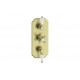 Berwick Traditional Lever Thermostatic Two Outlet Shower Valve - Brushed Brass Berwick Traditional Lever Thermostatic Two Outlet Shower Valve - Brushed Brass
