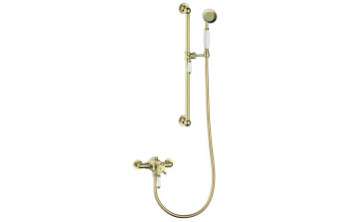 Berwick Concentric Single Outlet Shower Valve & Riser Kit Pack 1 - Brushed Brass Berwick Concentric Single Outlet Shower Valve & Riser Kit Pack 1 - Brushed Brass