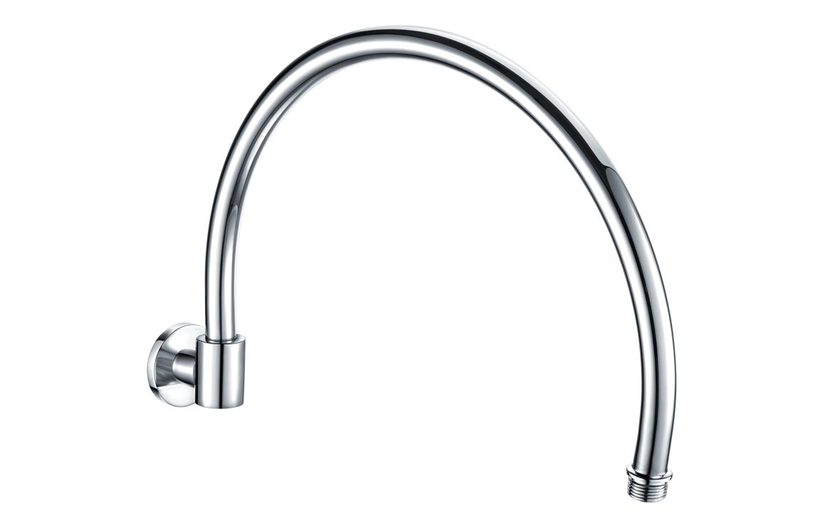 Berwick 365mm Traditional Round Shower Arm - Chrome