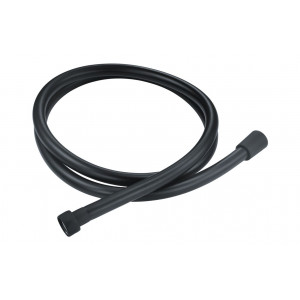 1.5m Easy Clean PVC Shower Hose - Black