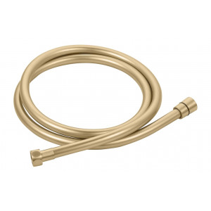 1.5m Easy Clean PVC Shower Hose - Brushed Brass