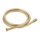 1.5m Easy Clean PVC Shower Hose - Brushed Brass