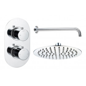 Aurora Round Shower Valve & Kit Pack 1 - Chrome